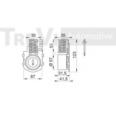 SK403107 SK Натяжной ролик, ремень грм