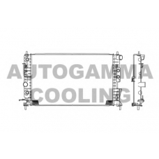 101325 AUTOGAMMA Радиатор, охлаждение двигателя