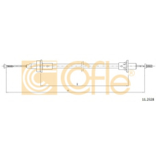 11.2329 COFLE Трос, управление сцеплением