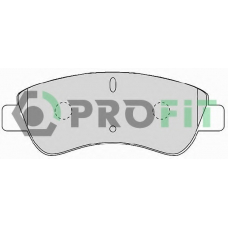 5000-1399 C PROFIT Комплект тормозных колодок, дисковый тормоз
