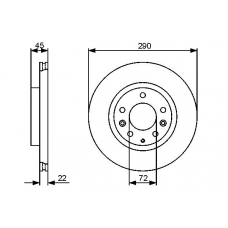 0 986 479 474 BOSCH Тормозной диск