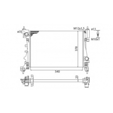 350213899003 MAGNETI MARELLI Радиатор, охлаждение двигателя