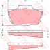 GDB337 TRW Комплект тормозных колодок, дисковый тормоз