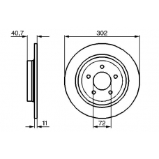 0 986 479 233 BOSCH Тормозной диск