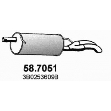 58.7051 ASSO Глушитель выхлопных газов конечный