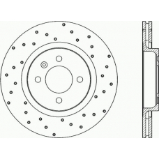 BDRS1586.25 OPEN PARTS Тормозной диск