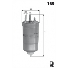 ELG5400 MECAFILTER Топливный фильтр