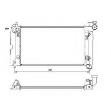 53396 NRF Радиатор, охлаждение двигателя