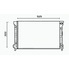 RM0214 EQUAL QUALITY Радиатор, охлаждение двигателя