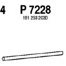 P7228 FENNO Труба выхлопного газа