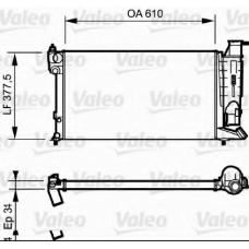 731180 VALEO Радиатор, охлаждение двигателя