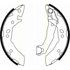 8100 43627 TRISCAN Комплект тормозных колодок