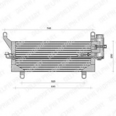 TSP0225114 DELPHI Конденсатор, кондиционер