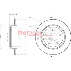 6110278 METZGER Тормозной диск