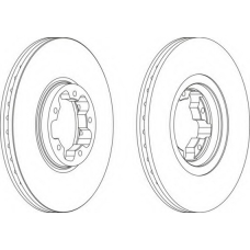 DDF1113-1 FERODO Тормозной диск