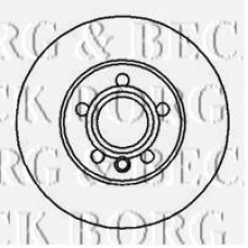 BBD4115 BORG & BECK Тормозной диск