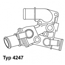 4247.80D WAHLER Термостат, охлаждающая жидкость