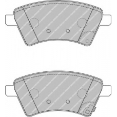 FSL1875 FERODO Комплект тормозных колодок, дисковый тормоз