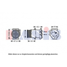 852554N AKS DASIS Компрессор, кондиционер