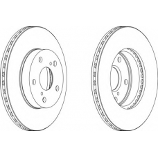 DDF777-1 FERODO Тормозной диск