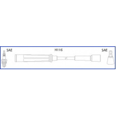 134465 HITACHI Комплект проводов зажигания