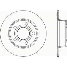 BDR1747.10 OPEN PARTS Тормозной диск