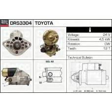 DRS3304 DELCO REMY Стартер