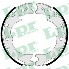 01089 LPR Комплект тормозных колодок, стояночная тормозная с