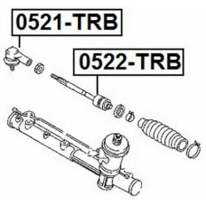 0521-TRB ASVA Наконечник поперечной рулевой тяги