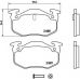 P 68 018 BREMBO Комплект тормозных колодок, дисковый тормоз