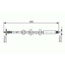 1 987 476 673 BOSCH Тормозной шланг