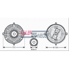 0380381 KUHLER SCHNEIDER Сцепление, вентилятор радиатора