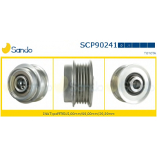 SCP90241.0 SANDO Ременный шкив, генератор