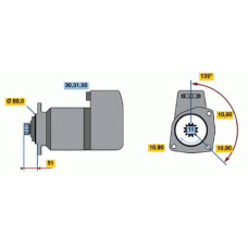 0 001 416 075 BOSCH Стартер