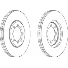 DDF609 FERODO Тормозной диск