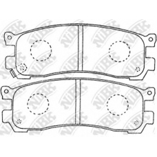 PN5290 NiBK Комплект тормозных колодок, дисковый тормоз