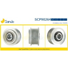 SCP90264.0 SANDO Ременный шкив, генератор