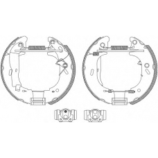 8DB 355 004-681 HELLA Комплект тормозных колодок