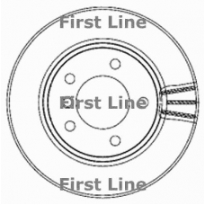 FBD1508 FIRST LINE Тормозной диск