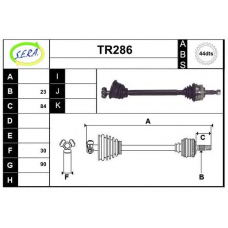 TR286 SERA Приводной вал