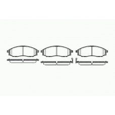 0748 02 KAWE Комплект тормозных колодок, дисковый тормоз