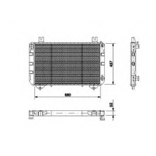 350213474000 MAGNETI MARELLI Охладитель, охлаждение двигателя