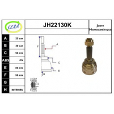 JH22130K SERA Шарнирный комплект, приводной вал