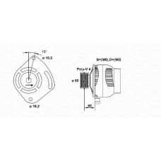 063321604010 MAGNETI MARELLI Генератор