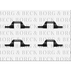 BBK1392 BORG & BECK Комплектующие, колодки дискового тормоза