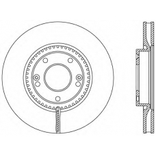 BDA2477.20 OPEN PARTS Тормозной диск