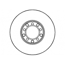 NBD075 NATIONAL Тормозной диск