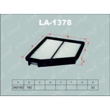 LA-1378 LYNX Фильтр воздушный