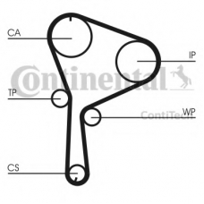 CT1064WP2 CONTITECH Водяной насос + комплект зубчатого ремня