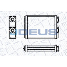 219M52 JDEUS Теплообменник, отопление салона